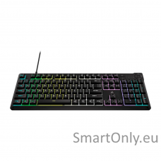 Keyboard | K55 CORE RGB | Gaming Keyboard | Wired | Nordic | Black | USB Type-A | Rubber Dome