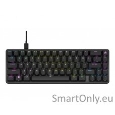 Keyboard | K65 PRO MINI RGB | Optical-Mechanical Gaming Keyboard | Wired | Nordic | Black | USB Type-A | CORSAIR OPX