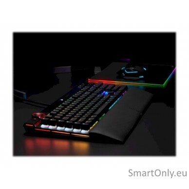 Keyboard | K100 RGB | Mechanical Gaming Keyboard | Wired | Nordic | Black | USB Type-A | CORSAIR OPX Optical-Mechanical 13