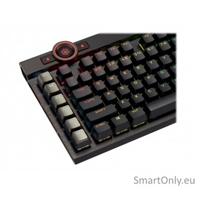 Keyboard | K100 RGB | Mechanical Gaming Keyboard | Wired | Nordic | Black | USB Type-A | CORSAIR OPX Optical-Mechanical 5