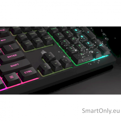 Keyboard | K55 CORE RGB | Gaming Keyboard | Wired | Nordic | Black | USB Type-A | Rubber Dome 2