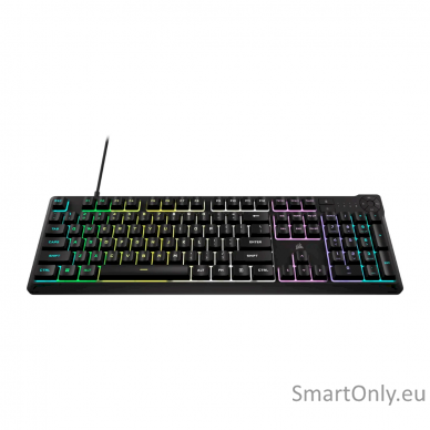 Keyboard | K55 CORE RGB | Gaming Keyboard | Wired | Nordic | Black | USB Type-A | Rubber Dome 1