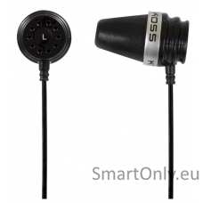 Koss Headphones Sparkplug Wired, In-ear, Noise canceling, Black