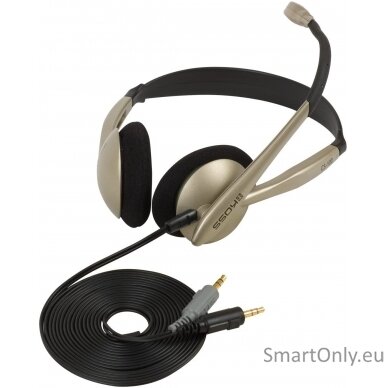 Koss Headphones CS100 Wired, On-Ear, Microphone, 3.5 mm, Black/Gold 1