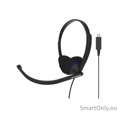Koss Headphones CS200 USB Wired, On-Ear, Microphone, USB Type-A, Black 4