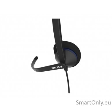 Koss Headphones CS200 USB Wired, On-Ear, Microphone, USB Type-A, Black 7