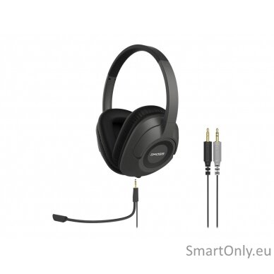 Koss Headphones SB42 USB Wired, On-Ear, Microphone, USB Type-A, Black/Grey 4