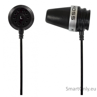 Koss Headphones Sparkplug Wired, In-ear, Noise canceling, Black