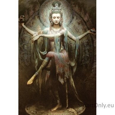 Kuan Yin Oracle pocket edition kortos kišeninis leidimas Blue Angel 6