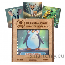 Lavinamoji Dėlionė Iš Medžio (Gyvūnų kolekcija nr. 2) (EN) Fantasy Puzzles