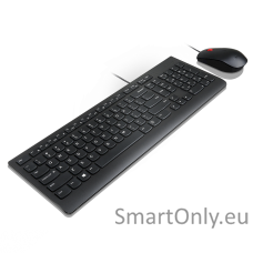 Lenovo Essential Essential Wired Keyboard and Mouse Combo - Lithuanian  Keyboard and Mouse Set Wired Wired USB connection for both keyboard and mouse · 2.5-zone keyboard layout with dedicated numeric keypad · Adjustable tilt leg and spill resistant keyboa