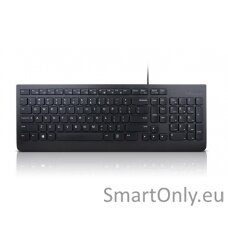 Lenovo Essential Essential Wired Keyboard - US Euro Standard Wired US 1.8 m 570 g Wired Black