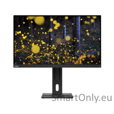 Lenovo ThinkVision E27q-20 27 ", IPS, QHD, 16:9, 4 ms, 350 cd/m², Raven Black, 75 Hz, DisplayPorts quantity 1, 2560 x 1440, HDMI ports quantity 1