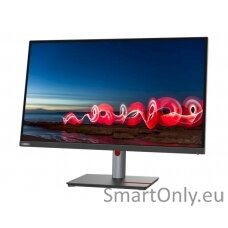 Lenovo ThinkVision  T27h-30 27 ", IPS, QHD, 2560 x 1440, 16:9, 6 ms, 350 cd/m², Black, 60 Hz, HDMI ports quantity 1x HDMI 2.0, Enthernet, Daisy Chain, USB-C (up to 90W)