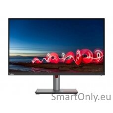 Lenovo ThinkVision  T27h-30 27 ", IPS, QHD, 2560 x 1440, 16:9, 6 ms, 350 cd/m², Black, 60 Hz, HDMI ports quantity 1x HDMI 2.0, Enthernet, Daisy Chain, USB-C (up to 90W)