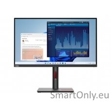 Lenovo ThinkVision T27p-30 27 ", IPS, 4K, 3840 x 2160, 16:9, 4 ms, 350 cd/m², Black, 60 Hz, HDMI ports quantity 1