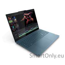 Lenovo Yoga Pro 9 16IMH9 | Tidal Teal | 16 " | 3.2K | 3200 x 2000 pixels | Anti-glare | Intel Core U9 | 185H | 64 GB | Soldered LPDDR5x | SSD 1000 GB | NVIDIA GeForce RTX 4070 | GDDR6 | 8 GB | Windows 11 Pro | 802.11ax | Bluetooth version 5.3 | Keyboard l