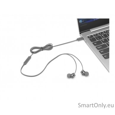 Lenovo | 300 USB-C In-Ear Headphone | GXD1J77353 | Built-in microphone | Wired | Grey 2