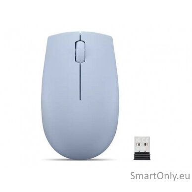 Lenovo 300 Wireless Compact Mouse (Frost Blue) with battery Lenovo 4