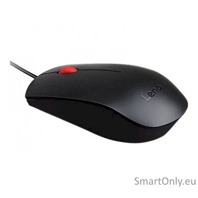 Lenovo Essential USB Wired Mouse, 1600 DPI, 1.8 m, 3 Buttons, Black Lenovo Essential USB Mouse wired Black 5