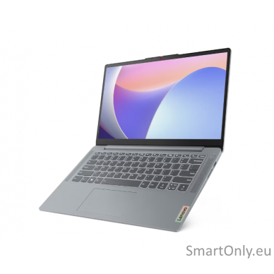 Lenovo | IdeaPad Slim 3 14IAH8 | Arctic Grey | 14 " | IPS | FHD | 1920 x 1080 pixels | Anti-glare | Intel Core i5 | i5-12450H | 8 GB | Soldered LPDDR5 | SSD 512 GB | Intel UHD Graphics | Windows 11 Home | 802.11ax | Bluetooth version 5.2 | Keyboard langua 2