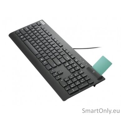 Lenovo Keyboard II Smartcard Smartcard keyboard Wired Function hot keys and LED indicators; Industry standard integrated smartcard reader US 978 g Black USB 10