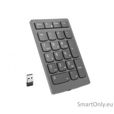 Lenovo Professional Go Wireless Numeric Keypad Numeric Keypad Wireless N/A Storm Grey 4