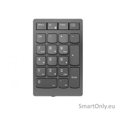 Lenovo Professional Go Wireless Numeric Keypad Numeric Keypad Wireless N/A Storm Grey 3