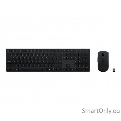 Lenovo Professional Wireless Rechargeable Keyboard and Mouse Combo Nordic Keyboard and Mouse Set Wireless Mouse included NORD Wireless connection Grey Bluetooth 1