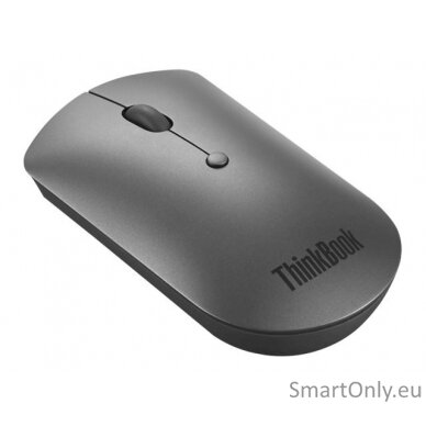 Lenovo ThinkBook Bluetooth Silent Mouse Bluetooth 5.0 Wireless 1 year(s) Iron Grey 9