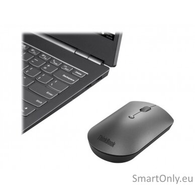 Lenovo ThinkBook Bluetooth Silent Mouse Bluetooth 5.0 Wireless 1 year(s) Iron Grey 4