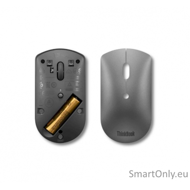 Lenovo ThinkBook Bluetooth Silent Mouse Bluetooth 5.0 Wireless 1 year(s) Iron Grey 3