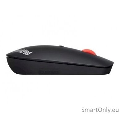 Lenovo ThinkPad Bluetooth Silent Mouse Bluetooth 5.0 Wireless 1 year(s) Black 12