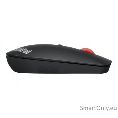 Lenovo ThinkPad Bluetooth Silent Mouse w/o battery Bluetooth 5.0 Wireless 1 year(s) Black 6