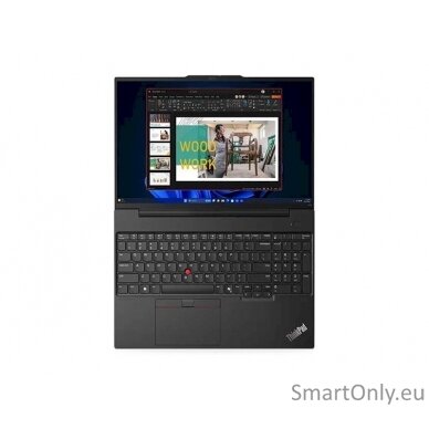 Lenovo ThinkPad E16 Gen 2 16 WUXGA ULT-155H/16GB/512GB/Intel Arc Graphics/WIN11 Pro/Nordic Backlit kbd/Black/FP/2Y Warranty 2