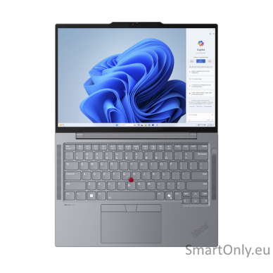 Lenovo ThinkPad T14s | Grey | 14 " | IPS | WUXGA | 1920 x 1200 pixels | Anti-glare | Intel Core Ultra 7 | 155U | 32 GB | Soldered LPDDR5x | Solid-state drive capacity 1000 GB | Intel Graphics | Windows 11 Pro | 802.11ax | Bluetooth version 5.3 | Keyboard  6