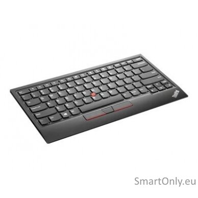 Lenovo ThinkPad TrackPoint Keyboard II | 4Y40X49493 | Keyboard | 2.4 GHz, Bluetooth | EN | Pure Black | Scissor switch | Wireless connection 2