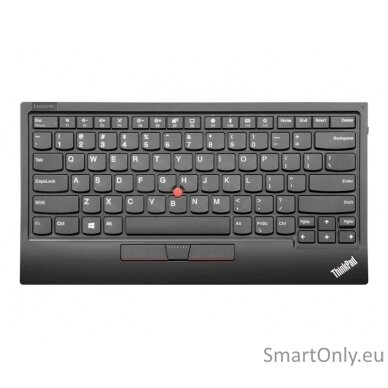 Lenovo ThinkPad TrackPoint Keyboard II | 4Y40X49493 | Keyboard | 2.4 GHz, Bluetooth | EN | Pure Black | Scissor switch | Wireless connection