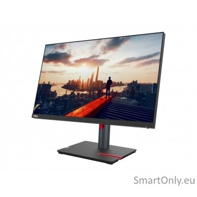 Lenovo ThinkVision P24h-30 23.8 ", IPS, 2K QHD, 2560 x 1440, 16:9, 6 ms, 300 cd/m², Black, 60 Hz, HDMI ports quantity 1 2