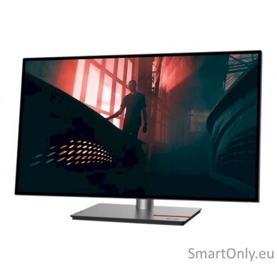 Lenovo ThinkVision  P27h-30 27 ", IPS, QHD, 2560 x 1440, 16:9, 6 ms, 350 cd/m², Black, 60 Hz, HDMI ports quantity 1, Enthernet, Daisy Chain, USB-C (up to 100W) 1