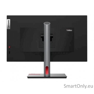 Lenovo ThinkVision  P27h-30 27 ", IPS, QHD, 2560 x 1440, 16:9, 6 ms, 350 cd/m², Black, 60 Hz, HDMI ports quantity 1, Enthernet, Daisy Chain, USB-C (up to 100W) 5