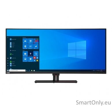 Lenovo ThinkVision P40w-20 39.7 ", IPS, WUHD, 21:9, 4 ms, 300 cd/m², Black, Ethernet port, 75 Hz, 1x Thunderbolt 4 cable (40Gbps), DisplayPorts quantity 1xDP1.4, 5120 x 2160, 4x USB 3.2 Gen 1 Type-A, 1x USB-C 3.2 Gen 1, HDMI ports quantity 1 1