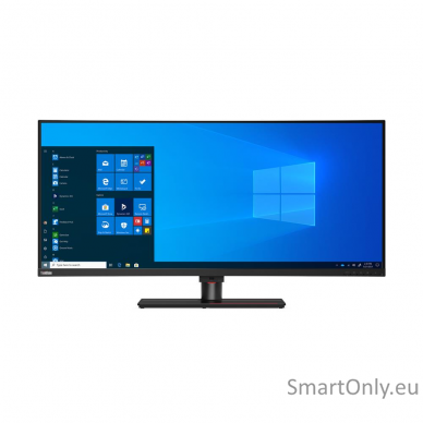 Lenovo ThinkVision P40w-20 39.7 ", IPS, WUHD, 21:9, 4 ms, 300 cd/m², Black, Ethernet port, 75 Hz, 1x Thunderbolt 4 cable (40Gbps), DisplayPorts quantity 1xDP1.4, 5120 x 2160, 4x USB 3.2 Gen 1 Type-A, 1x USB-C 3.2 Gen 1, HDMI ports quantity 1 1