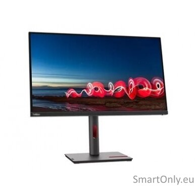 Lenovo ThinkVision  T27h-30 27 ", IPS, QHD, 2560 x 1440, 16:9, 6 ms, 350 cd/m², Black, 60 Hz, HDMI ports quantity 1x HDMI 2.0, Enthernet, Daisy Chain, USB-C (up to 90W) 13