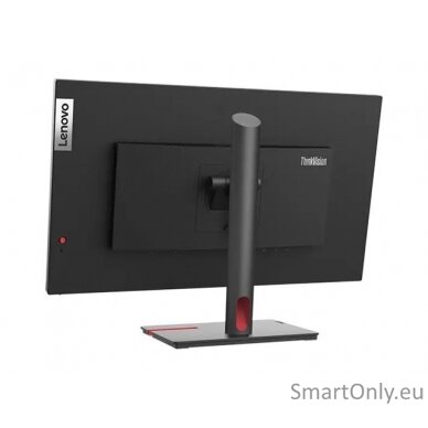 Lenovo ThinkVision  T27h-30 27 ", IPS, QHD, 2560 x 1440, 16:9, 6 ms, 350 cd/m², Black, 60 Hz, HDMI ports quantity 1x HDMI 2.0, Enthernet, Daisy Chain, USB-C (up to 90W) 14