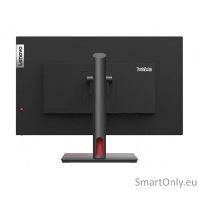 Lenovo ThinkVision  T27h-30 27 ", IPS, QHD, 2560 x 1440, 16:9, 6 ms, 350 cd/m², Black, 60 Hz, HDMI ports quantity 1x HDMI 2.0, Enthernet, Daisy Chain, USB-C (up to 90W) 15