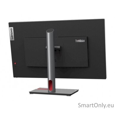 Lenovo ThinkVision  T27h-30 27 ", IPS, QHD, 2560 x 1440, 16:9, 6 ms, 350 cd/m², Black, 60 Hz, HDMI ports quantity 1x HDMI 2.0, Enthernet, Daisy Chain, USB-C (up to 90W) 3