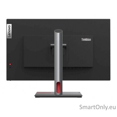 Lenovo ThinkVision  T27h-30 27 ", IPS, QHD, 2560 x 1440, 16:9, 6 ms, 350 cd/m², Black, 60 Hz, HDMI ports quantity 1x HDMI 2.0, Enthernet, Daisy Chain, USB-C (up to 90W) 4