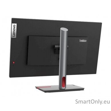 Lenovo ThinkVision  T27h-30 27 ", IPS, QHD, 2560 x 1440, 16:9, 6 ms, 350 cd/m², Black, 60 Hz, HDMI ports quantity 1x HDMI 2.0, Enthernet, Daisy Chain, USB-C (up to 90W) 5