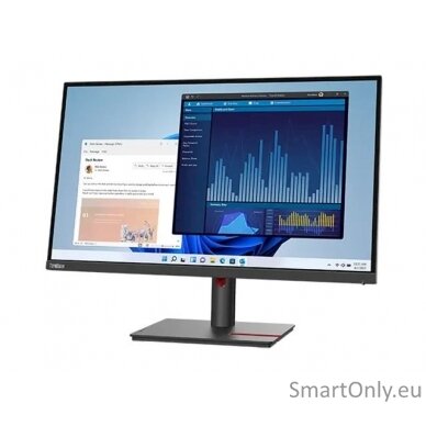 Lenovo ThinkVision T27p-30 27 ", IPS, 4K, 3840 x 2160, 16:9, 4 ms, 350 cd/m², Black, 60 Hz, HDMI ports quantity 1 13